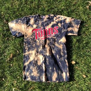 Minnesota Twins Bleach Dyed Tee